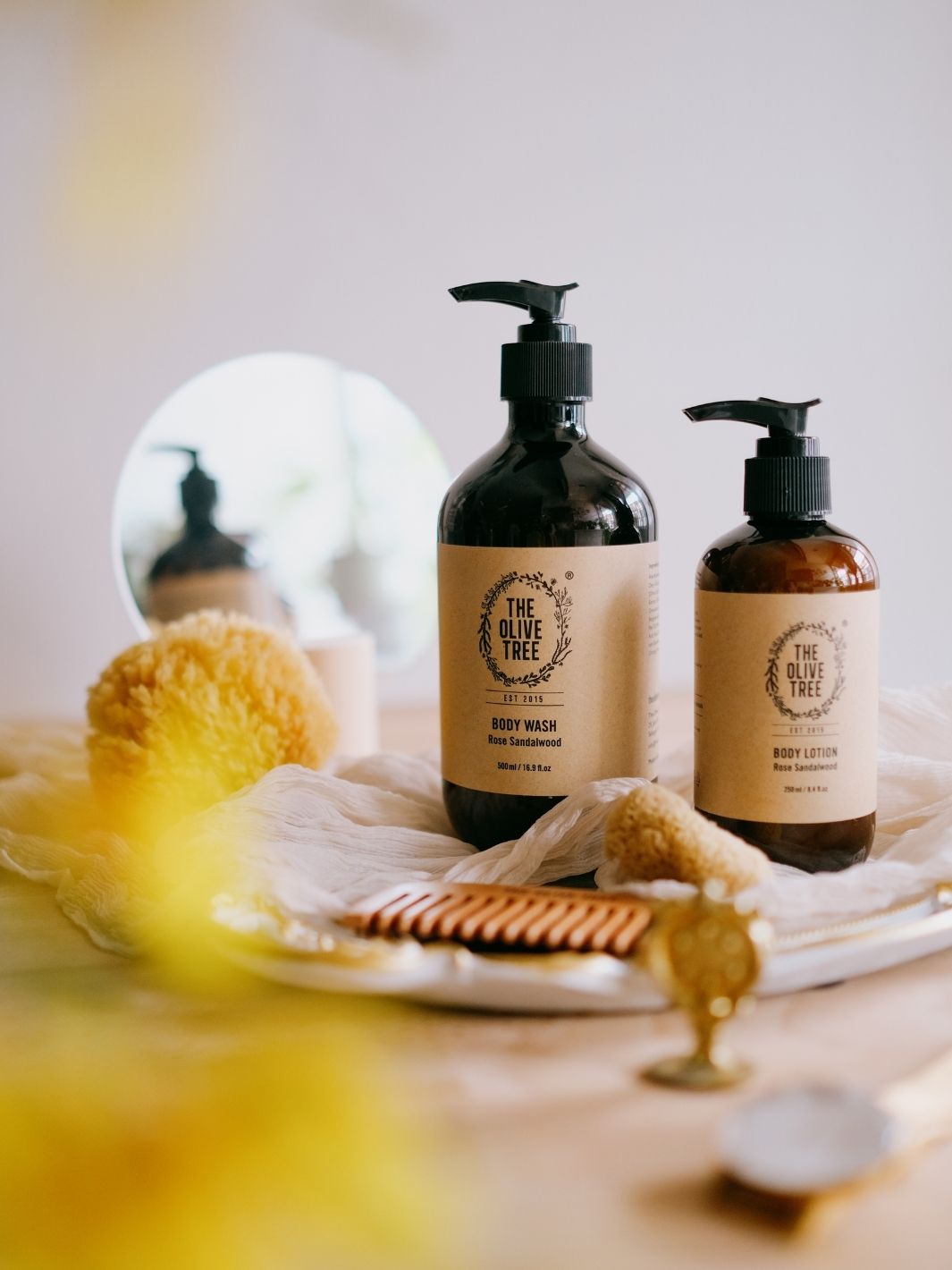 Rose Sandalwood Body Lotion moisturize skin